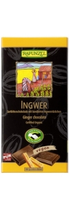 Zartbitterschokolade Ingwer Bio