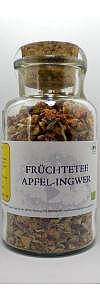 Früchtetee Apfel Ingwer Bio im Korkenglas
