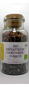 Früchtetee Holunderpunsch Bio im Korkenglas