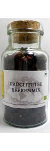 Früchtetee Beerenmix Bio im Korkenglas