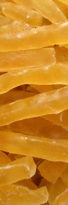 Ingwerstäbchen glasiert
